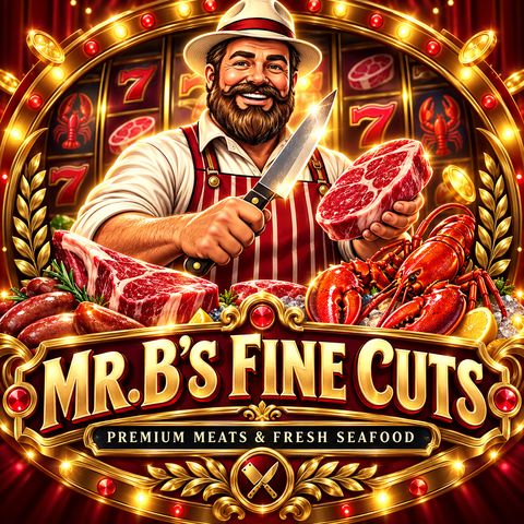 Mr. B's Fine Cuts banner artwork